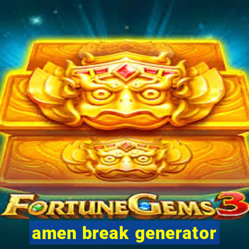 amen break generator